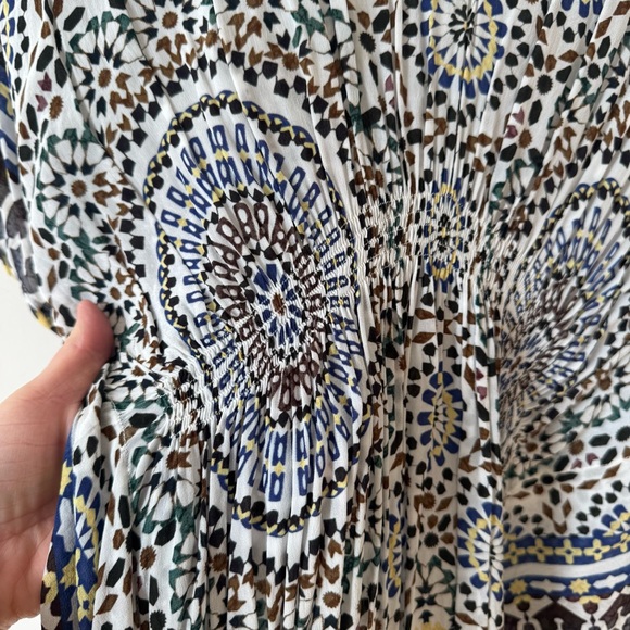 Anthropologie Rujuta Sheth Moroccan Medallion Caftan Maxi Dress Coverup OS - Picture 8 of 11